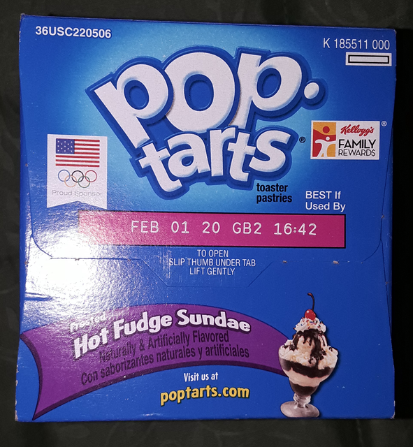 pop tarts expiration date codes